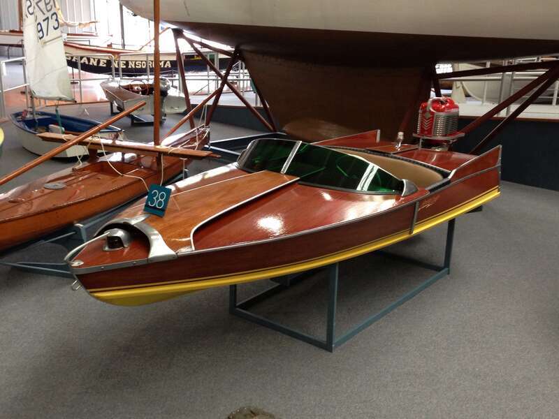 A runabout called the Sea Flash, from the Aristocraft Boat Company, 1956.
