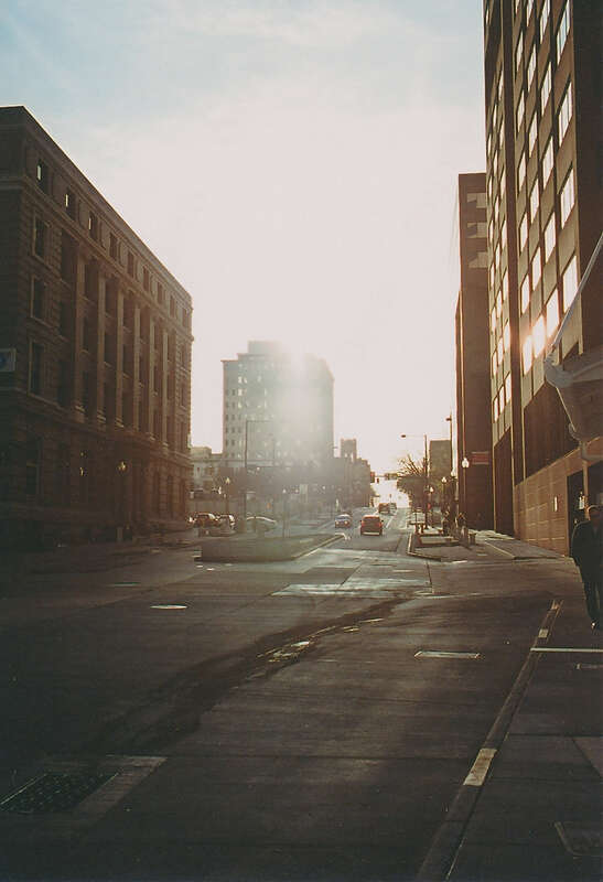 500px provided description: Sun Dawn In Denver [#Street ,#USA ,#Dawn ,#Colorado ,#Leica M6 ,#Denver ,#Kodak Portra]