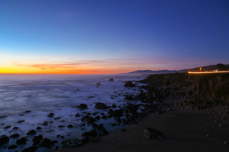Sunset along California's rugged Sonoma Coast, near Bodega Bay. [Canon 6d / 24-105mm f/4L]