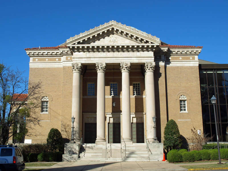 Temple Emanu-El in Birmingham, Alabama, part of the Five Points South Historic District