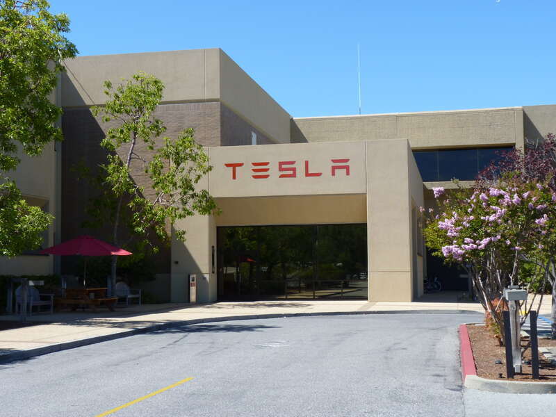 Headquarters of Tesla Motors Inc., located in Palo Alto, California, United States of America