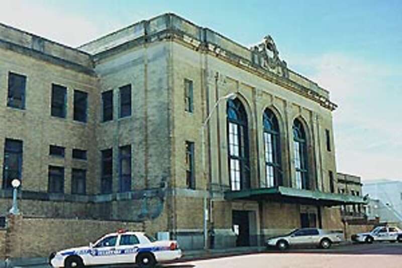 The Amtrak station in Texarkana, Arkansas.