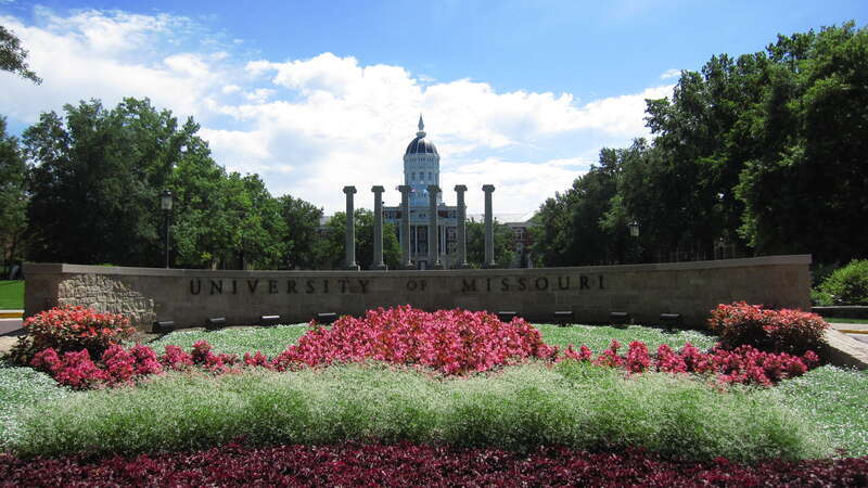 The University of Missouri, North Entrance