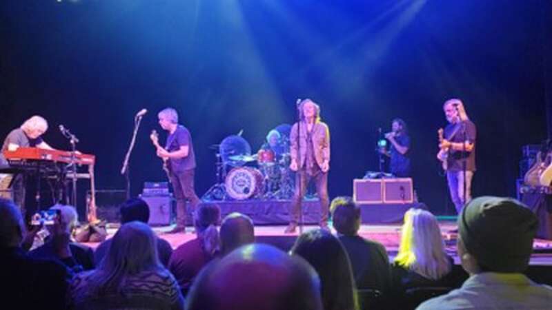 The Zombies performing at the Royal Oak Music Theatre in Royal Oak, Michigan on October 18, 2023