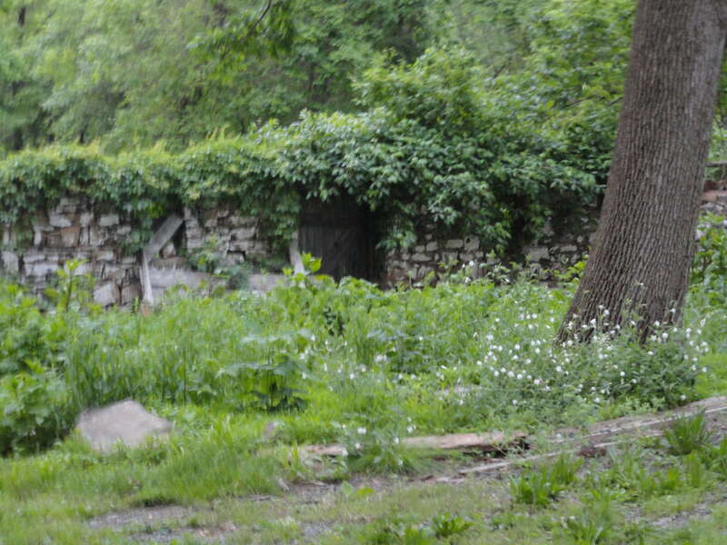 The grounds at the historical Abraham Staat House in South Bound Brook, New Jersey USA March 2012