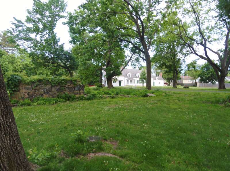 The grounds at the historical Abraham Staat House in South Bound Brook, New Jersey USA March 2012