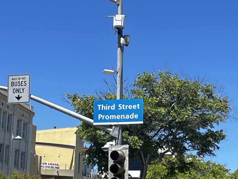 Third Street Promenade (Santa Monica) - panneau.