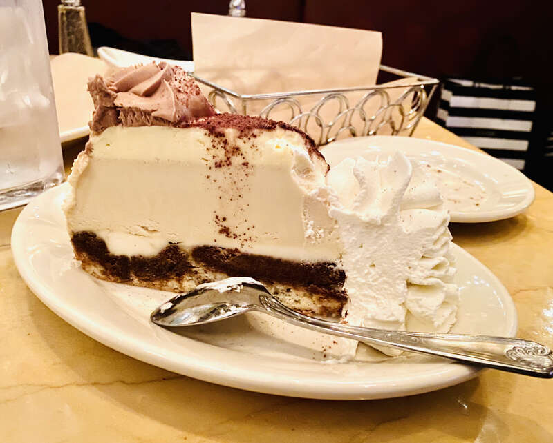 Tiramisu cheese cake from the Cheesecake Factory at Westfield Valley Fair, Santa Clara, CA