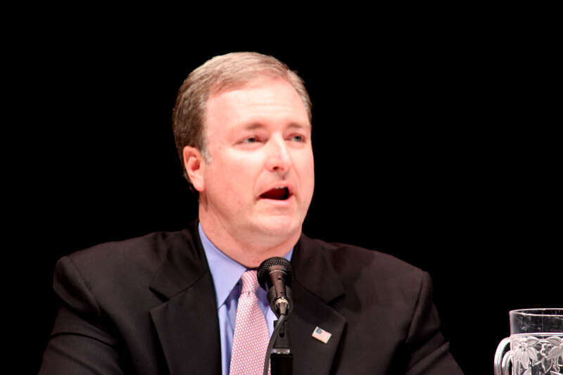 United States Senate candidate Trey Grayson at the Republican Senatorial debate in Bowling Green, Kentucky.

Please attribute to Gage Skidmore if used elsewhere.