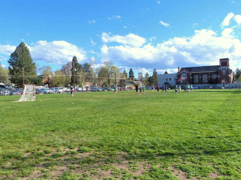 The historic Troy Field, located at 690 Northwest Bond Street in Bend, Oregon, United States, has been nominated to the U.S. National Register of Historic Places. As of the upload date, it has not yet been entered onto the National Register.