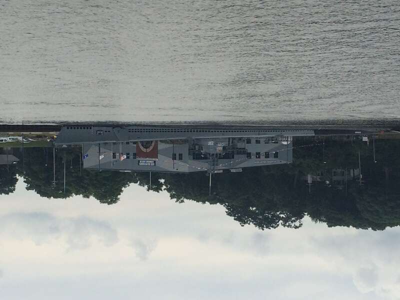 U.S.S. Silversides, seen from across Muskegon Lake Canal