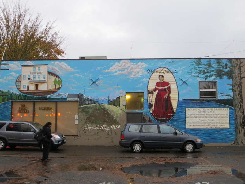 Mural in Olympia, WA