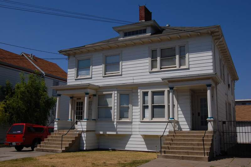 Built in 1904. 1809/1811 Santa Clara Avenue. Alameda, California, USA