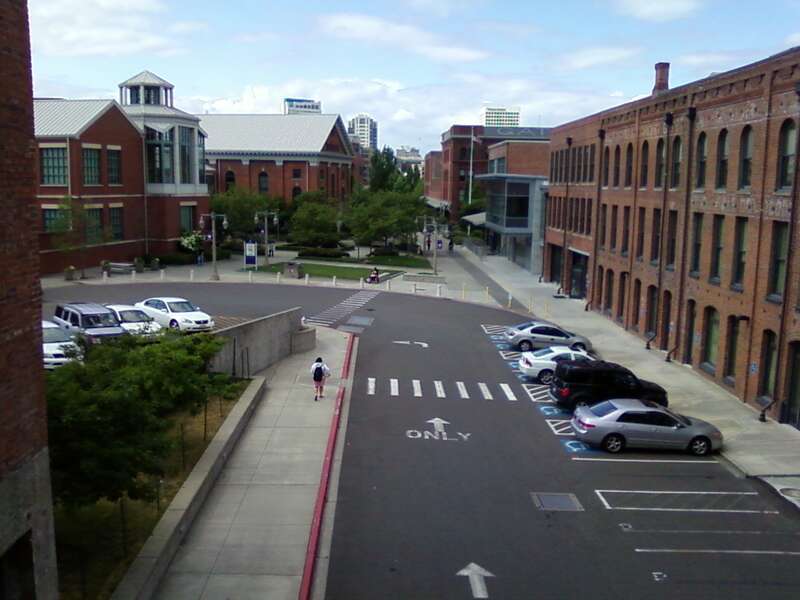 UW Tacoma from exterior staircase of Mattress building 2009