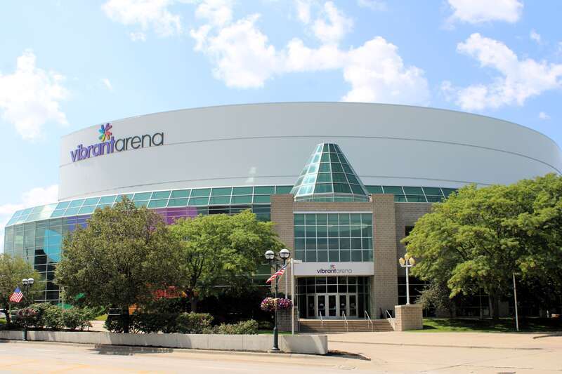 Vibrant Arena at The MARK in Moline, Illinois.