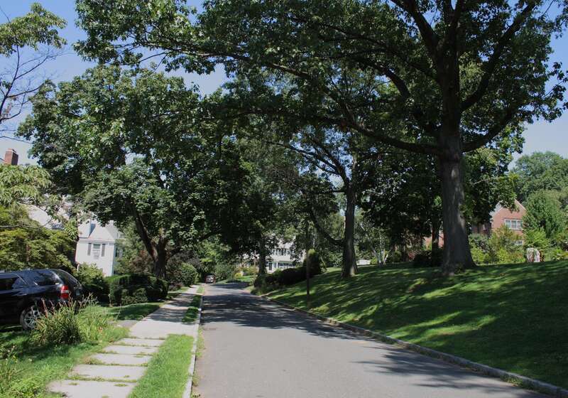 The West Hill Historic District, a Registered Historic Place in West Hartford, Connecticut