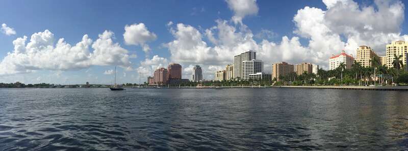 West Palm Beach - Waterfront - Intracoastal Waterway &amp;amp; Downtown Skyline - Panorama