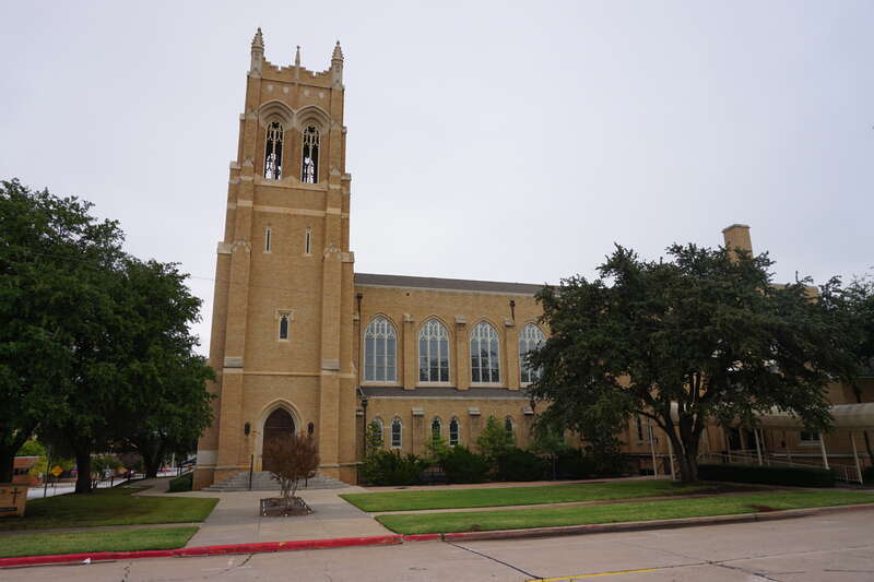 First United Methodist Church in Wichita Falls, Texas (United States).
