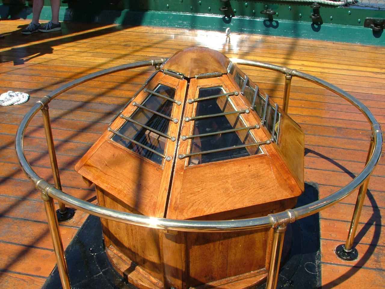 &quot;Old IronSides&quot;  deck skylight, Boston, 7.5.2010