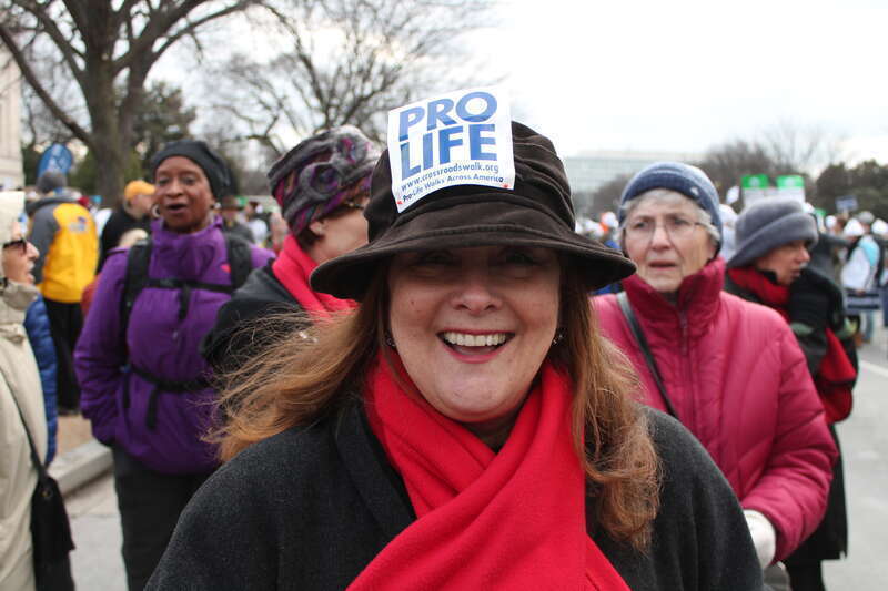 Assemblance before 41st MARCH FOR LIFE MARCH on 7th Street at Constitution Avenue on Thursday afternoon, 22 January 2015 by Elvert Barnes Protest Photography
PRO-LIFE WALKS ACROSS AMERICA
crossroadswalk.org/
Follow MARCH FOR LIFE at