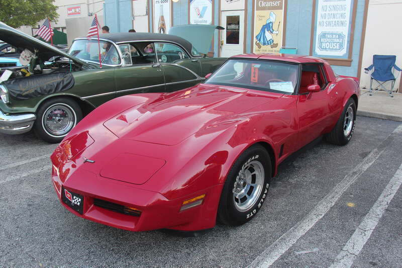 Corvette Red.
The 3rd generation Corvette was built from 1968-82, it's design was based on the Mako Shark II concept car, the 1st Corvette to offer a T top, running gear was carried over from the C2
For 68 the base engine was still the 327, replaced