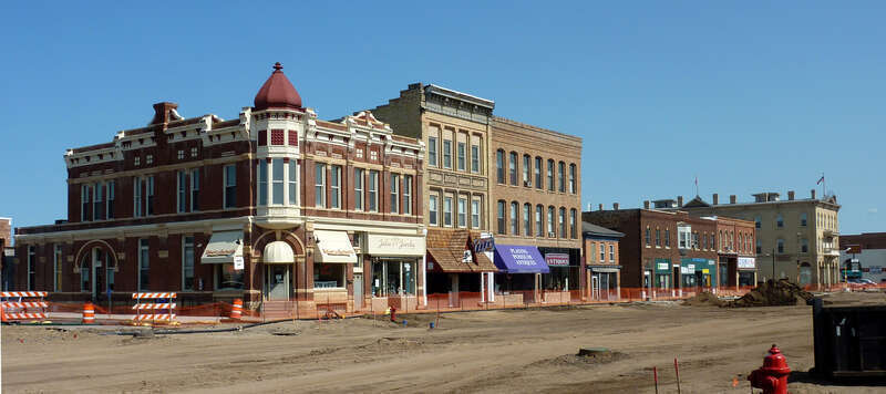 St. Peter Commercial Historic District, St. Peter, Minnesota, USA.