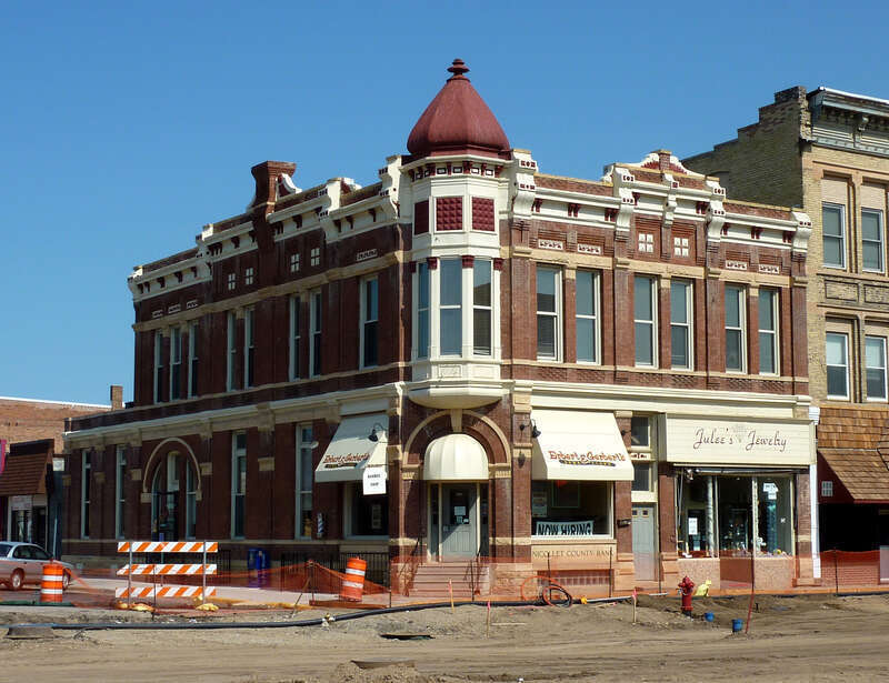 Nicollet County Bank, St. Peter, Minnesota, USA.