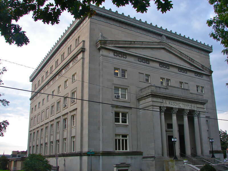 Allentown Masonic Temple	on the NRHP since May 5, 2004. At 1524 West Linden Street, Allentown, Pennsylvania. Now used as an office building in addition to Masonic duties.  Nice park across the street.