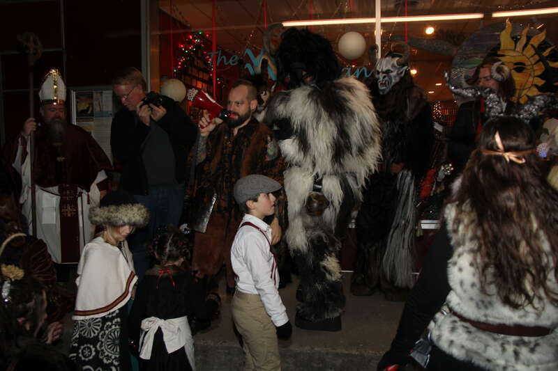 St Nicholas says behave, or else!

www.facebook.com/RVAkrampus