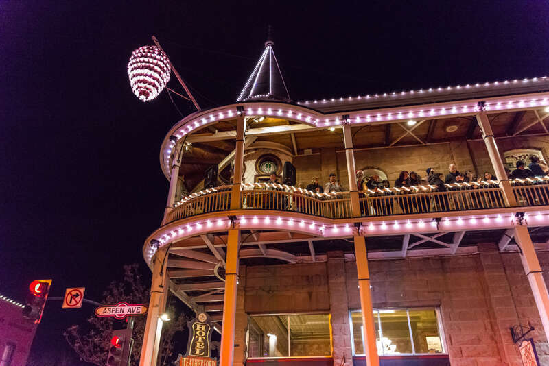 Smokey Bear joined Coconino National Forest employees and family members on our parade float at the Flagstaff Holiday of Lights, December 9, 2017. The crew decorated Engine 481 and the 1925 Dodge Brothers truck with holiday lights at the Flagstaff