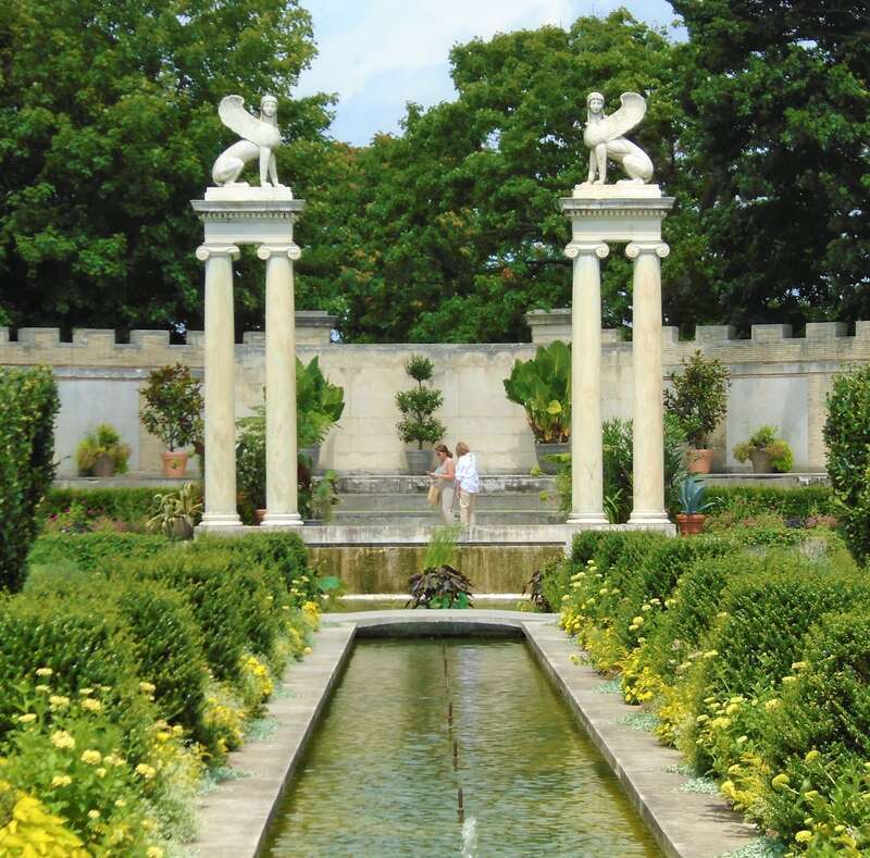 Untermyer Park and Gardens is a historic 43-acre (17 ha) city public park, located in Yonkers, New York in Westchester County, just north of New York City.  The park is a remnant of Samuel J. Untermyer's 150-acre (61 ha) estate &quot;Greystone&quot;.  The park