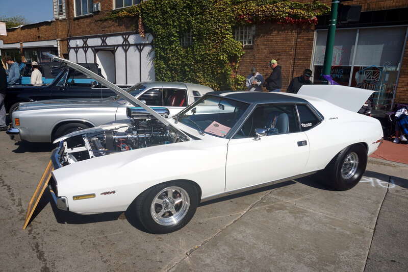 A 1972 AMC Javelin SST on display at the 2024 Downtown West Allis Classic Car Show in West Allis, Wisconsin (United States).