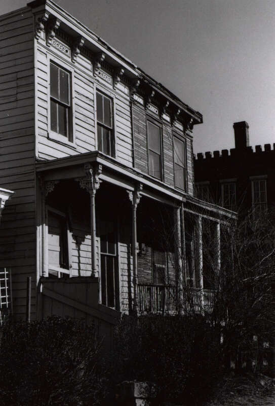 Address/Title: 204 - 206 West Leigh Street
Photographer: Zehmer, John G. (John Granderson), 1942-
Original Description (from Book): These two small Italianate wooden houses are typical of this part of Jackson Ward, but are not in good physical