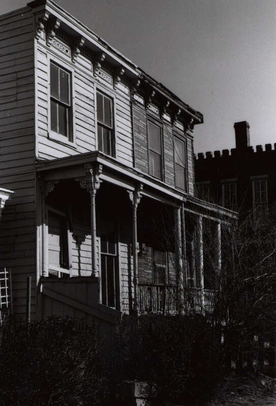Address/Title: 204 - 206 West Leigh Street
Photographer: Zehmer, John G. (John Granderson), 1942-
Original Description (from Book): These two small Italianate wooden houses are typical of this part of Jackson Ward, but are not in good physical
