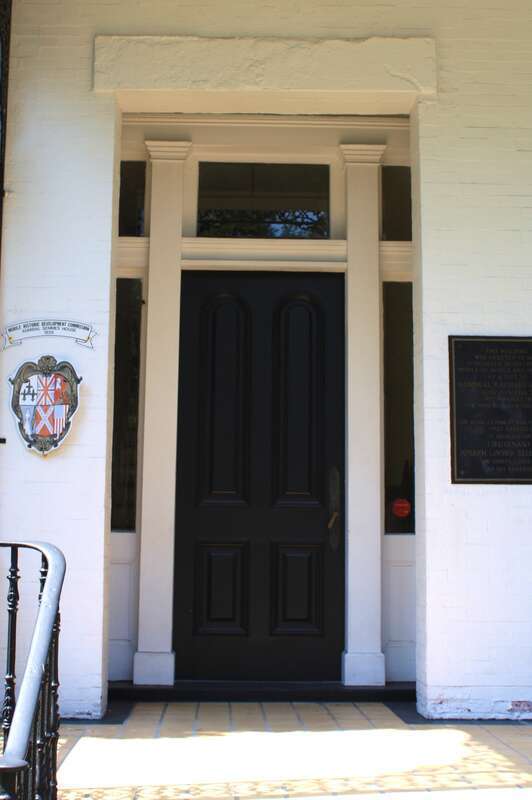 Admiral Raphael Semmes House at 804 Government Street in Mobile, Alabama.  On the National Register of Historic Places.