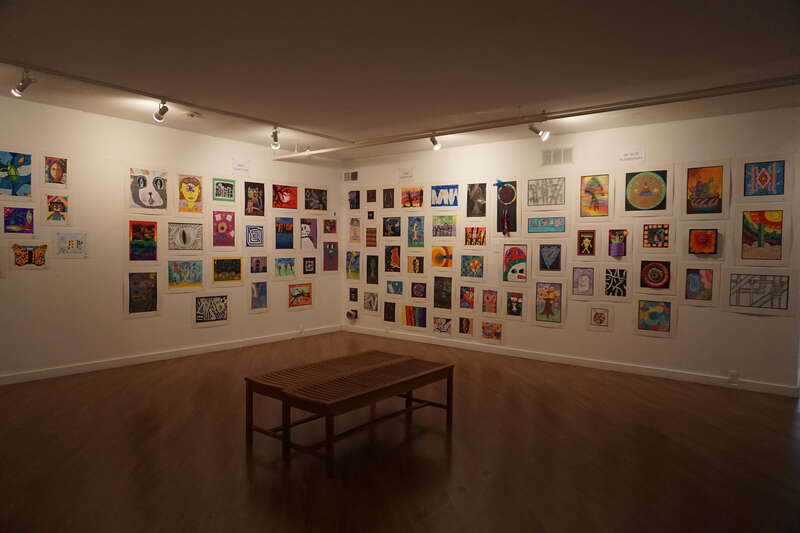 The Youth Art Month exhibit at the Arlington Museum of Art in Arlington, Texas (United States).