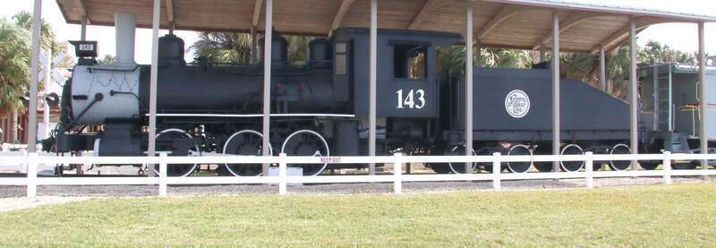 The Baldwin Locomotive Works of Philadelphia, PA, built 
0-6-0 Class E-4 #143 in 1905 for the Atlantic Coast Line Railroad. Weighing 108,365 lbs, the engine has 51” drivers and 19” x 24” cylinders. Operating at a boiler pressure of 180 psi, it