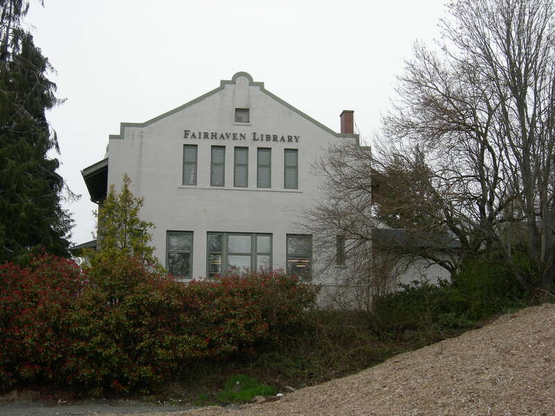 Public library, historic Fairhaven district, Bellingham, Washington.