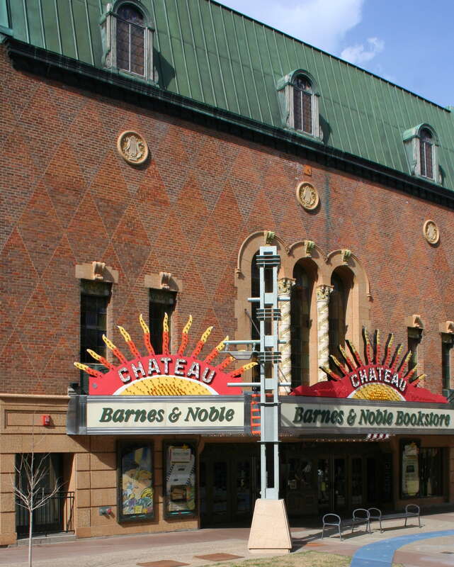 Barnes &amp;amp; Noble Bookstore in the historic Chateau Theatre on the Peace Plaza in Rochester, Minnesota