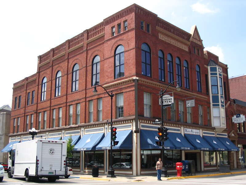 Barron Building, LaCrosse, Wisconsin. This building is listed on the National Register of Historic Places.