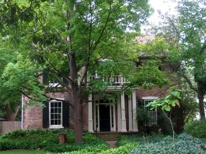 The Bartlett House in the West Washington Historic District in South Bend, IN (c. 1850). Joseph G. Barlett was the grandson of Josiah Bartlett, signer of the Declaration of Independence.