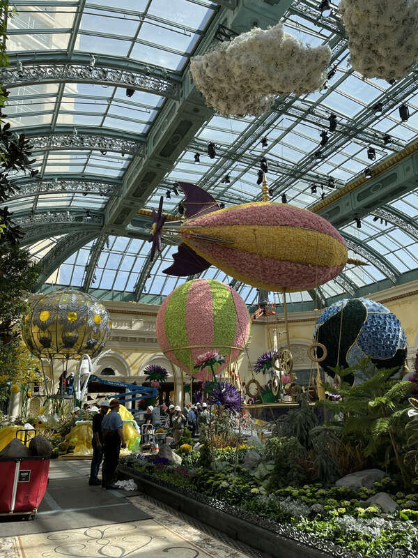 Installation at the Bellagio Conservatory and Botanical Gardens