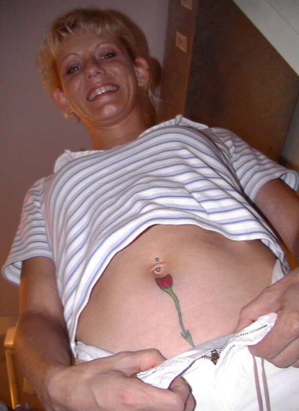Belly Tattoo and Piercing