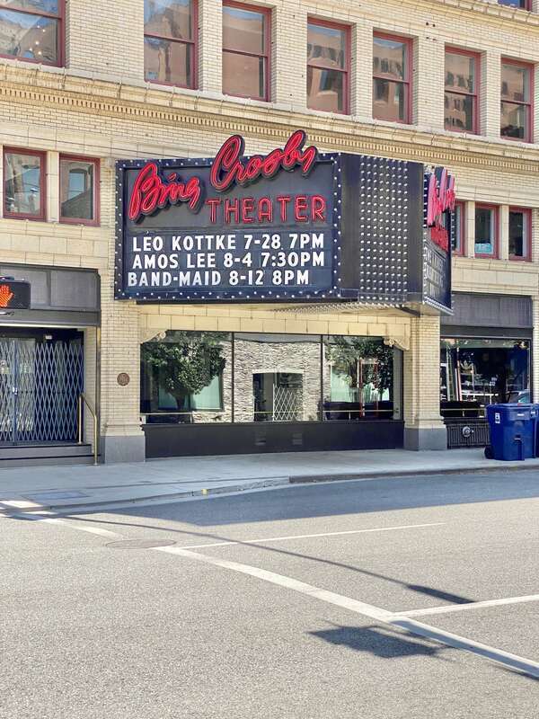 Built in 1914, this Classical Revival-style building was designed by Edwin W. Houghton to serve as the Clemmer Theater, a live performance venue and movie theater, later being known as the State Theater.  The building served as a movie theater until