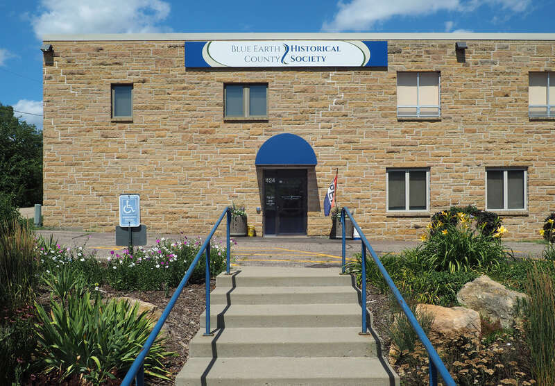 Blue Earth County History Center and Museum, 424 Warren St, Mankato, Minnesota, USA.  Viewed from the southwest.
