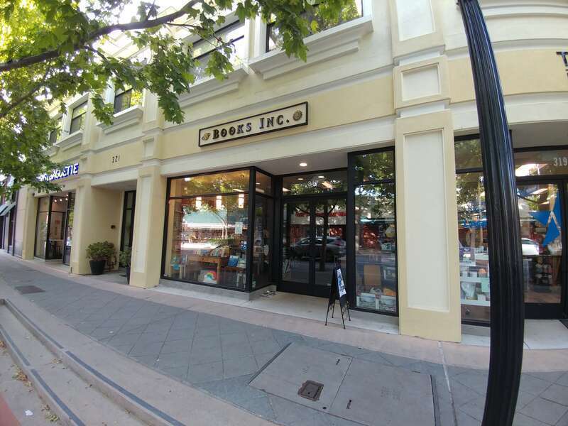 A bookstore on Castro Street in Mountain View, California.