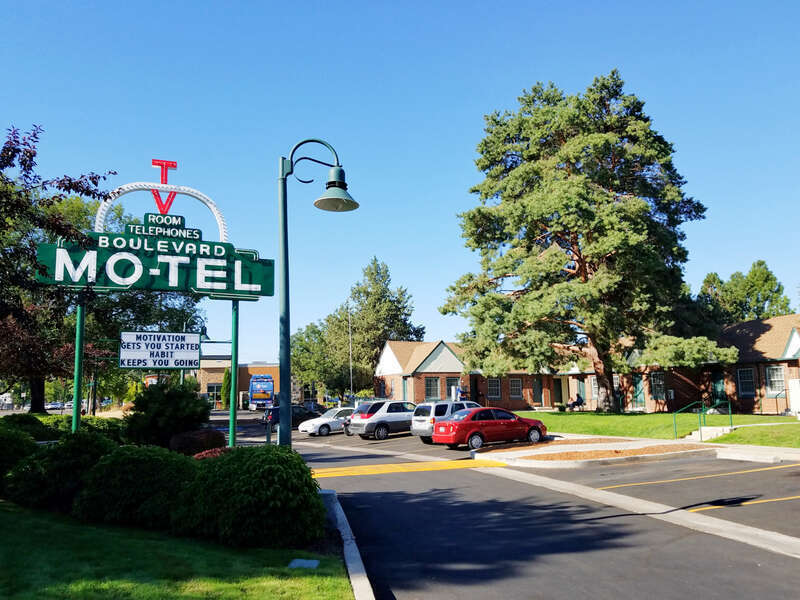 The Boulevard Mo-Tel, originally the Capitol Auto Courts (1938), in Boise, Idaho, is listed on the National Register of Historic Places.