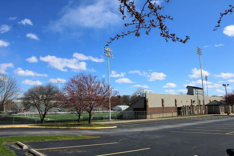 Brady Street Stadium in Davenport, Iowa. It is used primarily for high school athletics by the local school district, which owns it.