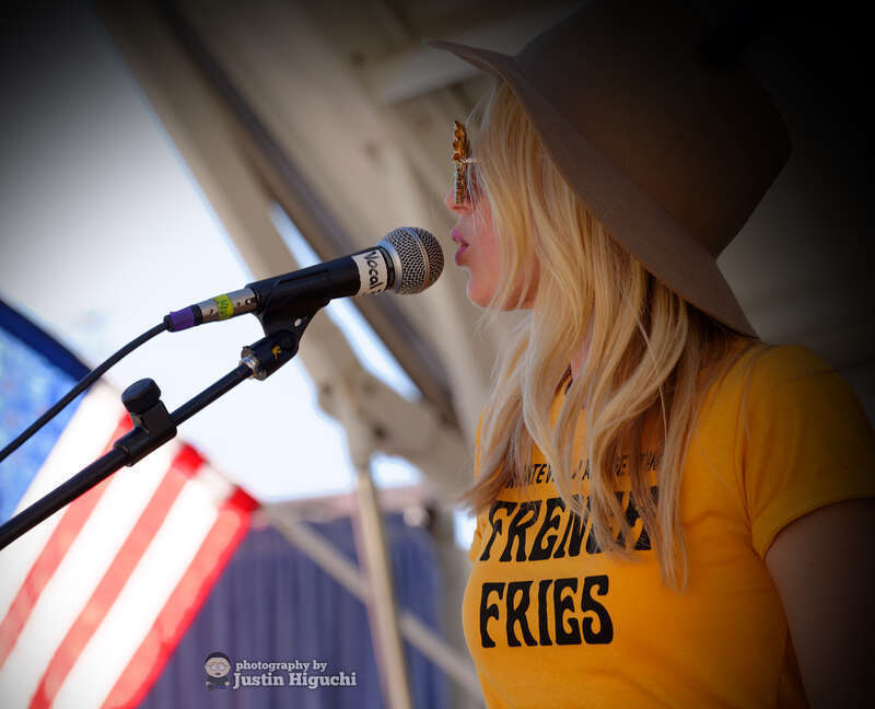 Brooke White performing at &quot;Spokes In The Oaks&quot; in Thousand Oaks California on Saturday October 31st, 2015. This was the city's inaugural Open Street Festival. Brooke opened for Lisa Loeb.