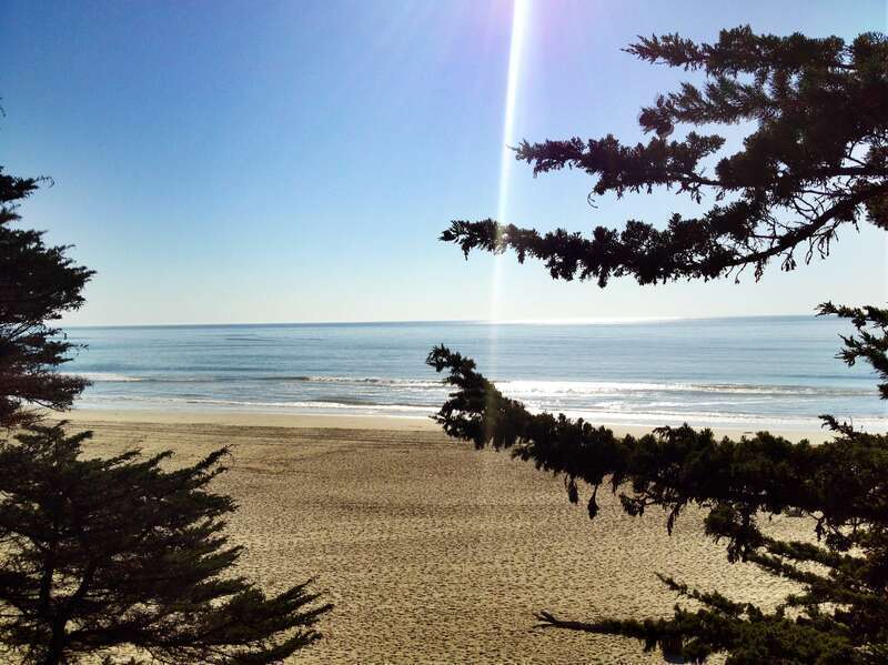California Route 1 Highway - Sunset Beach and Park near Watsonville